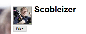 Scoble on Twitter