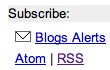 Google Blogsearch Subscription