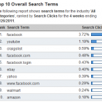 Figure 2.39 Top 10 Overall Search Terms, November 2011