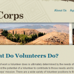 Figure 3.24 Peace Corps Website Visitor Experience
