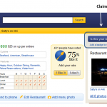 Figure 6.4 Urbanspoon Restaurant Page