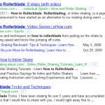 Figure 7.4 Google Search Results for [How to Rollerblade]