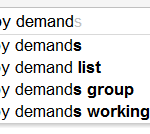 Figure 2.9 Google Suggested Searches for [occupy]
