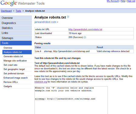 google-analyze-robotstxt google-analyze-robotstxt